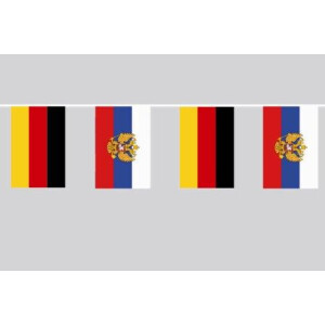 Party-Flaggenkette : Deutschland - Russland mit Adler