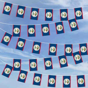 Party-Flaggenkette : Belize