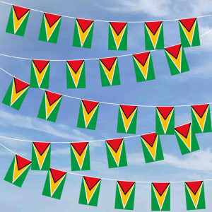Party-Flaggenkette : Guyana