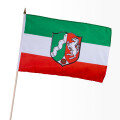 Stock-Flagge 30 x 45 : Nordrhein-Westfalen