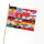 Stock-Flagge 30 x 45 : 16 Bundesländer auf einer Flagge
