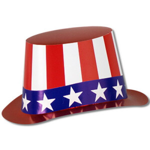 USA-Hut aus Karton