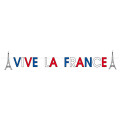Buchstabenkette : Frankreich / Vive la France