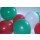 Luftballons Mischung Grün-Weiß-Rot 30 cm