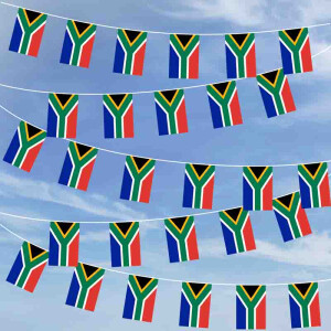 Party-Flaggenkette : Südafrika