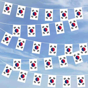 Party-Flaggenkette : Südkorea