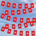 Party-Flaggenkette Tunesien