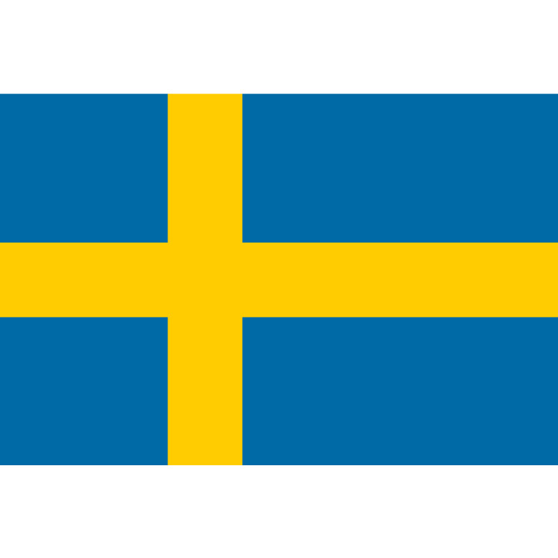 OVAL aufkleber kennzeichen sticker auto motorrad flagge schweden schwedische S 