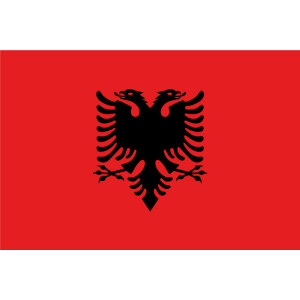 Aufkleber GLÄNZEND Albanien