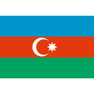Aufkleber GLÄNZEND Aserbaidschan