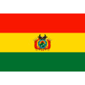 Aufkleber GLÄNZEND Bolivien mit Wappen