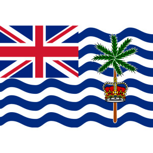 Aufkleber GLÄNZEND British Indian Ocean Territory