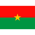 Aufkleber GLÄNZEND Burkina Faso