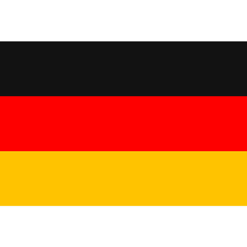 Ostdeutschland, Flagge Runder Aufkleber