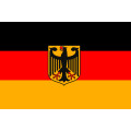 Aufkleber Deutschland mit Adler