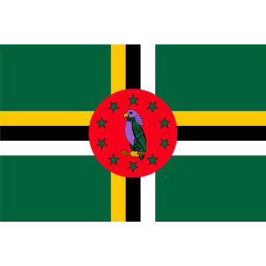 Aufkleber Dominica