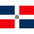 Aufkleber GLÄNZEND Dominikanische Republik