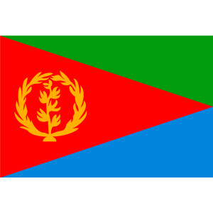 Aufkleber GLÄNZEND Eritrea