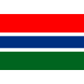 Aufkleber GLÄNZEND Gambia
