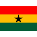 Aufkleber GLÄNZEND Ghana