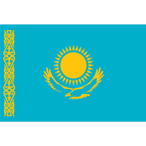 Aufkleber GLÄNZEND Kasachstan