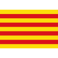 Aufkleber GLÄNZEND Katalonien