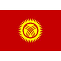 Aufkleber GLÄNZEND Kirgisistan