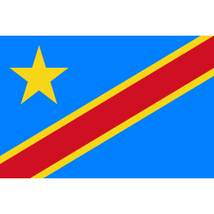 Aufkleber GLÄNZEND Kongo, Demokratische Republik