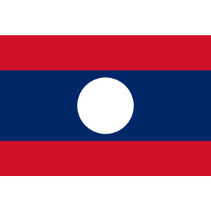 Aufkleber GLÄNZEND Laos