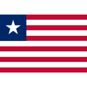 Aufkleber GLÄNZEND Liberia