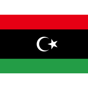Aufkleber GLÄNZEND Libyen