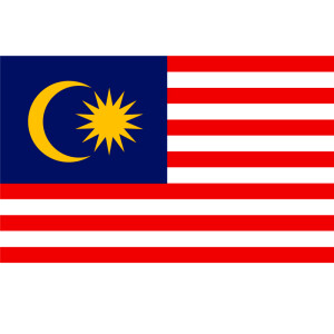 Aufkleber GLÄNZEND Malaysia