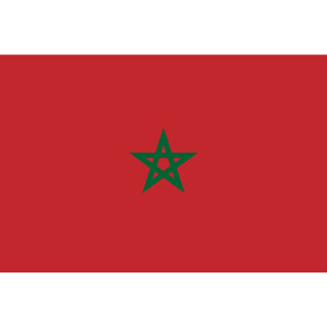 Aufkleber GLÄNZEND Marokko