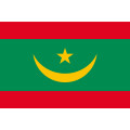 Aufkleber GLÄNZEND Mauretanien