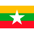 Aufkleber GLÄNZEND Myanmar