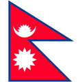 Aufkleber GLÄNZEND Nepal
