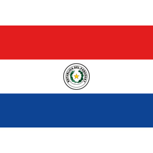 Aufkleber GLÄNZEND Paraguay