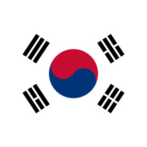 Aufkleber Südkorea