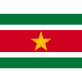 Aufkleber GLÄNZEND Suriname