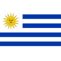 Aufkleber GLÄNZEND Uruguay