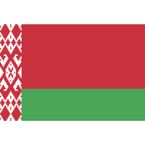 Aufkleber GLÄNZEND Weißrussland