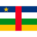 Aufkleber GLÄNZEND Zentralafrikanische Republik