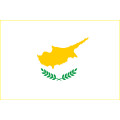 Aufkleber GLÄNZEND Zypern