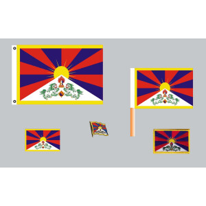 Fan-Set 5-tlg. - Tibet