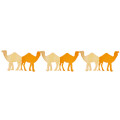 Girlande Kamele 3m lang, schwer entflammbar