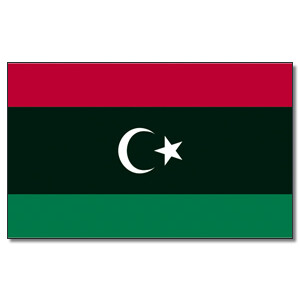 Tischflagge 15x25 : Libyen