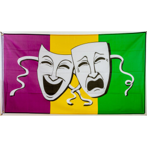 Flagge 90 x 150 : Comedy & Tragedy