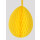 Wabenball Osterei gelb 30 cm