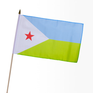 Stock-Flagge 30 x 45 : Dschibuti