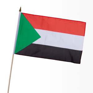 Stock-Flagge 30 x 45 : Sudan